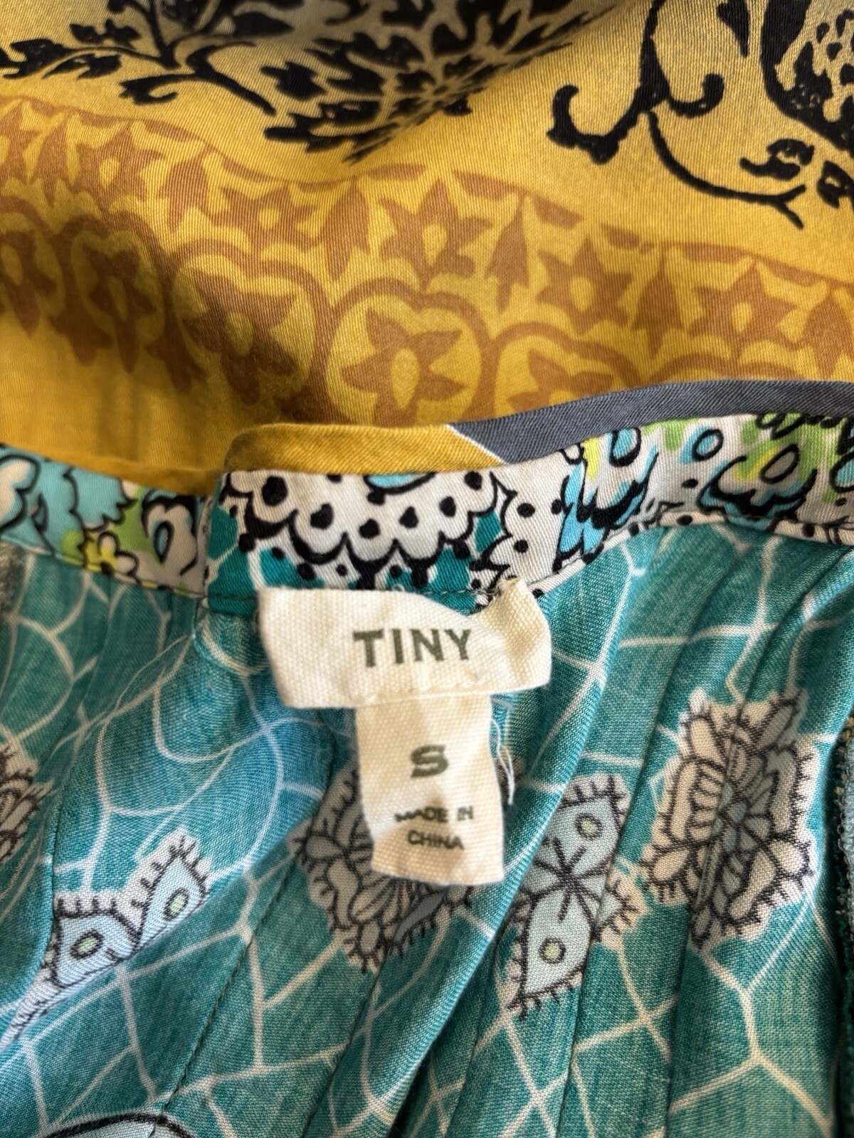 Anthropologie Tiny Scarf Print Patchwork Mini Dre… - image 5