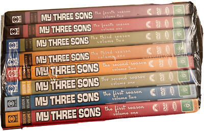 NEW My Three Sons : Complete Seasons 1-4 (DVD, 24-Disc Set) Region