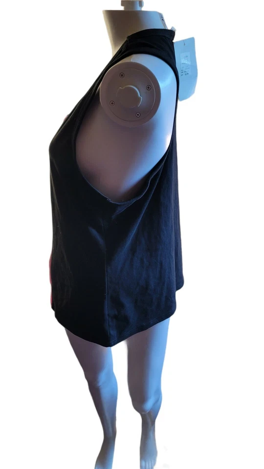 G.W. Sport Womens Athletic Tank Top Sleeveless Blk/pink Sz 1X - Image 3 of 4