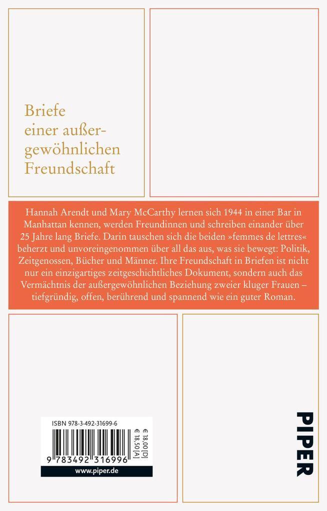 Thumbnail - Vertrauen | Hannah Arendt, Mary Mccarthy | 2020 | Deutsch