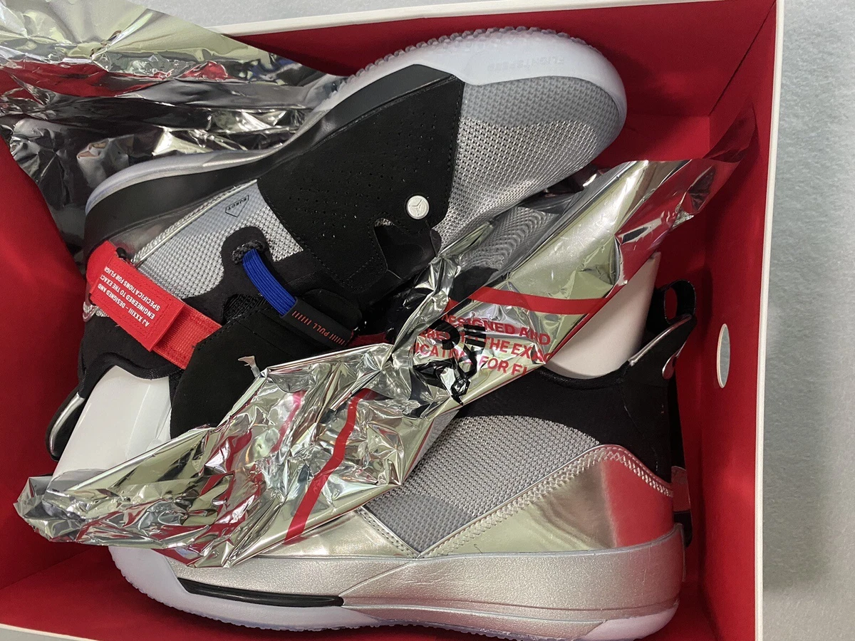 Jordan 33 shop metallic silver