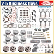Engine Rebuild Overhaul Kit Connecting Rod Timing Chain For Hyundai KIA 3.3L 