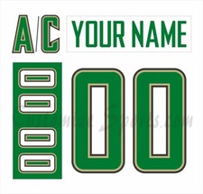 Prince Albert Raiders Customized Number Kit For 2013-Present White Jersey