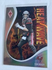 2021 Panini Phoenix Football Tom Brady Heat Wave Silver #1 Tampa Bay Buccaneers
