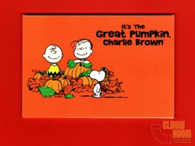 It's the Great Pumpkin, Charlie Brown art 2x3" fridge/locker magnet ...