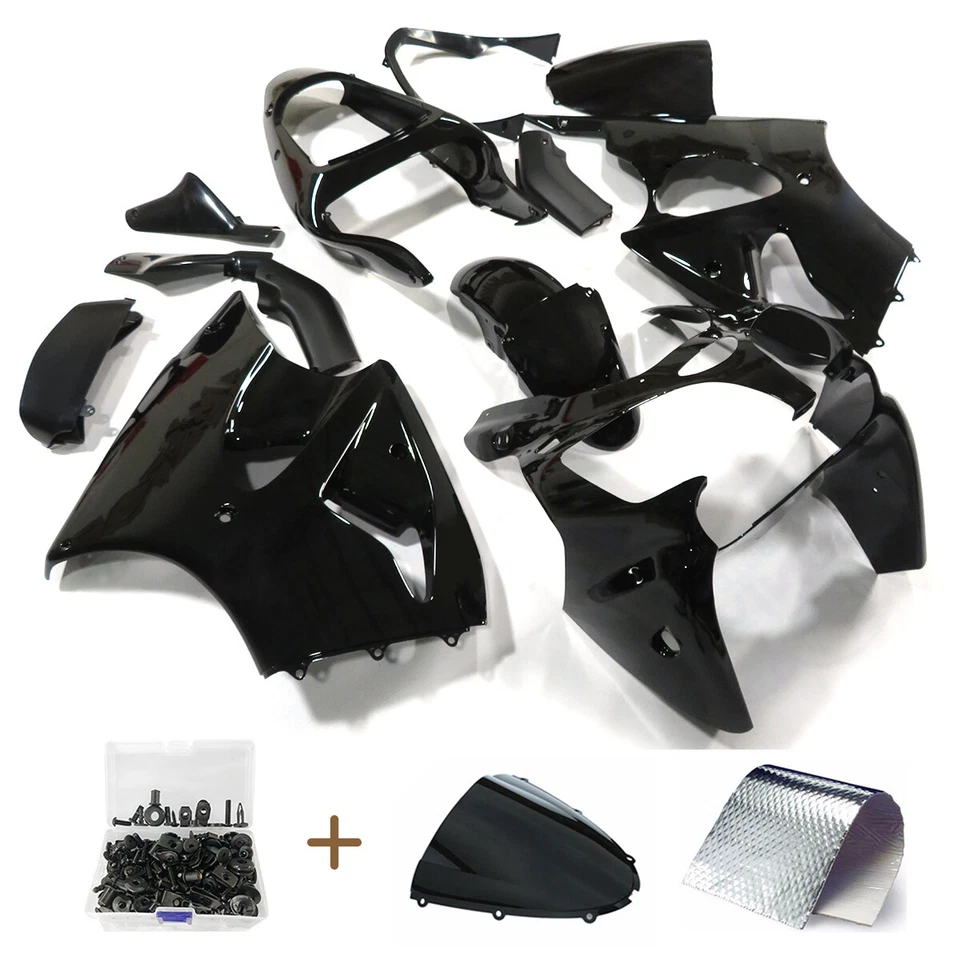 For Kawasaki Ninja ZX6R 2000-2002 ZZR600 2005-2008 Fairings Kit Bodywork + Bolts - Изображение 4 из 4