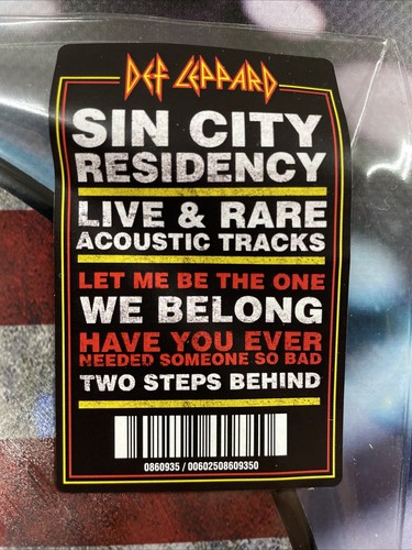 Def Leppard Acoustic In Vegas 10” Ltd Ed. Picture Disc Vinyl 0860935 EP Rock 00s - Picture 2 of 8