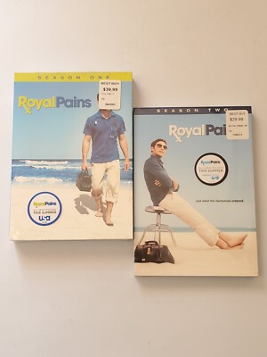 ROYAL PAINS SEASON 1 and 2 Brand New Factory Sealed DVD Set (First & Second)