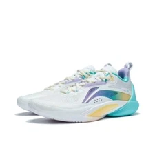 LI-NING Speed 10 Premium White Mint Green ABAT085-8 Basketball Shoes  US 10.5