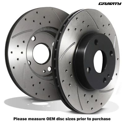 DISCOS DE FRENO DELANTEROS PERFORADOS RANURADOS 255MM PARA MAZDA MX-5 MK2 MK2.5 NB 1.6 1.8 1...