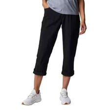 Columbia Women's Hiking Pants Omni Shade Pockets Water Resistant Roll Up-XL-NWT
