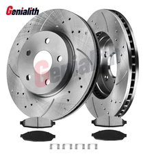 For Ford Crown Victoria 2003 - 2011 Front Disc Brake Rotors Ceramic Pads Kit