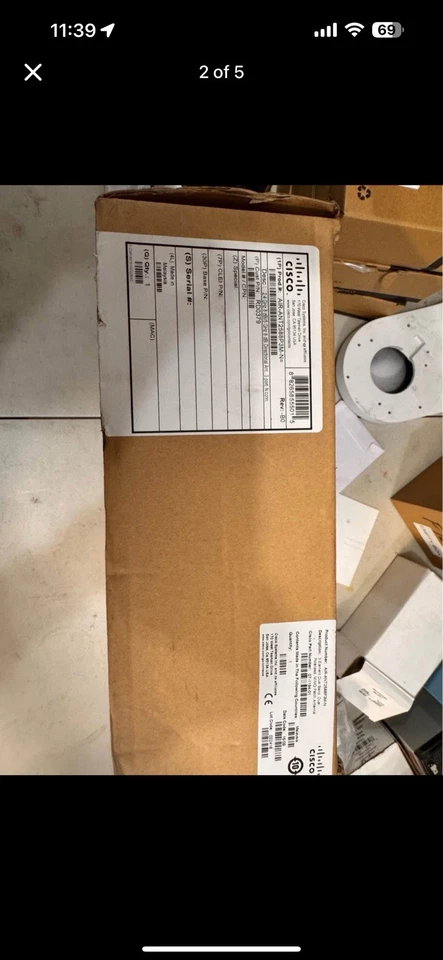 Cisco Aironet Dual-Band Directional Wi-Fi Patch Antenna - (AIR-ANT2588P3M-N=) - Image 3 of 4