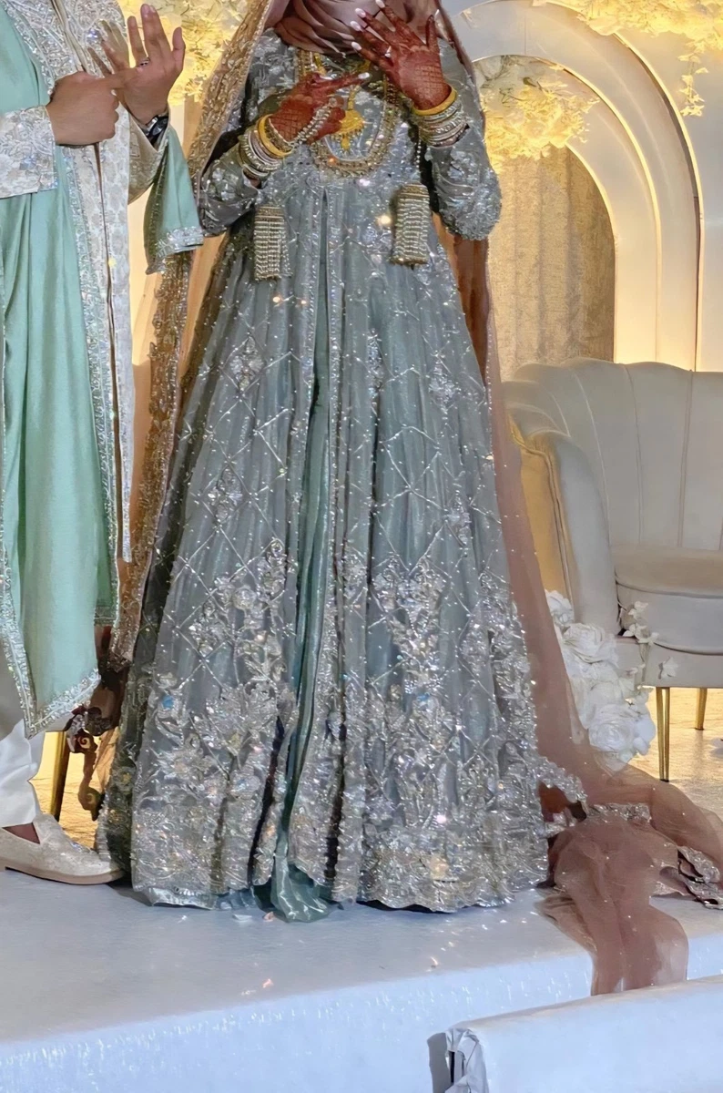 chinese dress ladies Blue Pakistani Maxi Dress - Afrozeh La Fuchsia Formals '23 main image 1