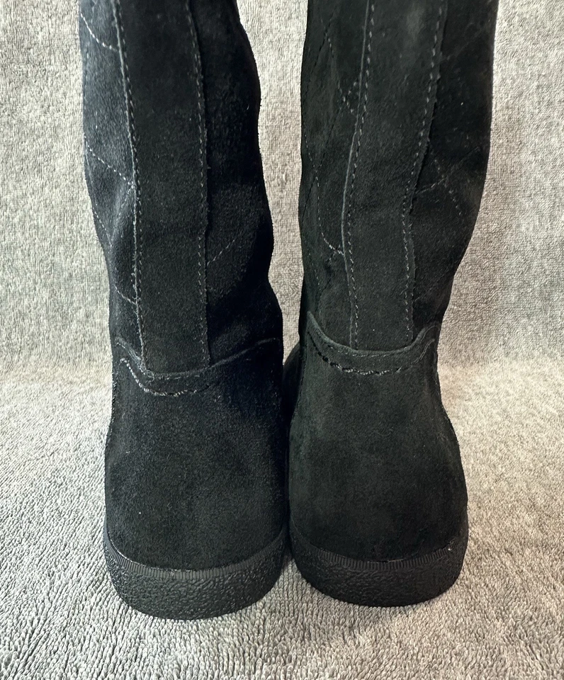 NUEVO EN CAJA Bota Tory Burch Alana Negra Gamuza/Oveja Talla 8 Foto 4 de 4