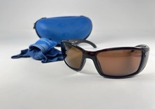 Costa Del Mar Blackfin Brown Tortoise Polarized Sunglasses BL10 400P Lenses