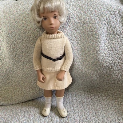 Vintage 16'' Sasha Doll 112 Blonde,Brown Eyes,Sweater,Belt, Skirt,No Box