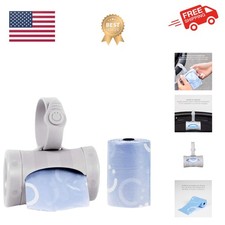 Retractable On the Go Bag Dispenser for Travel, Diaper Bag Accessory Must Hav...
