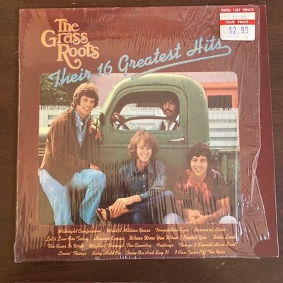 The Grass Roots   Their 16 Greatest Hits LP (1971) Dunhill - DSX-50107. VG++