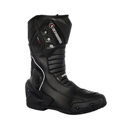 Bohmberg Herren Motorradstiefel, Motorradschuhe aus stabilem aus echtem Leder