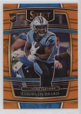 2021 Panini Select Concourse Orange Prizm 27/49 Chuba Hubbard #76 uk2