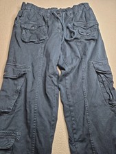 Free People Tahiti Cargo Pants Women's Small Navy Blue