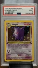1999 Pokémon Fossil 1st Edition #5/62 Gengar Holo PSA 9 MINT