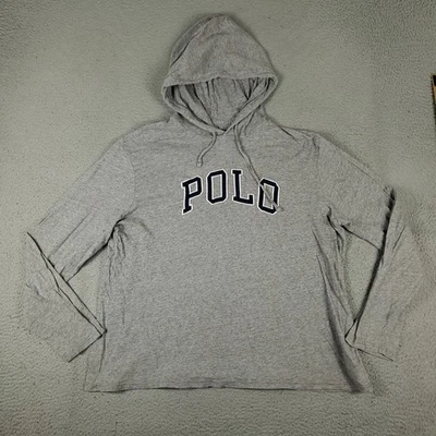 Ralph Lauren Shirt Mens Size XL Gray Hoodie Pullover Long Sleeve - Image 1 of 4