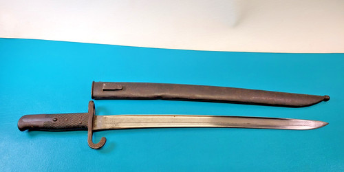 Austrian Model 1870 Yataghan Sword Bayonet & Scabbard for Werndl Rifle TR1377