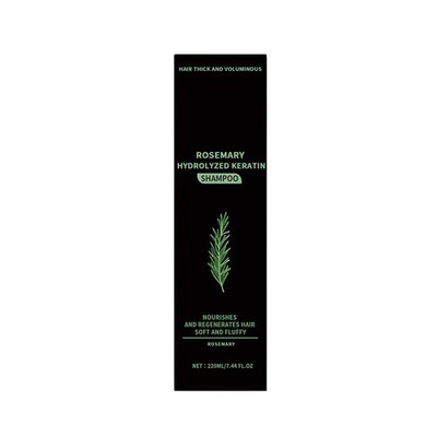 1X Organic-Rosemary Hair Growth Shampoo Unisex Hydrolyzed Keratin Shampoo 220 yK