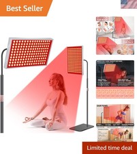 Portable Red Light Therapy Lamp Panel: 160 LEDs for Muscle and Skin Health