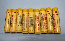 Burt's Bees Beewax Lip Balm With Vitamin E Peppermint - Brand New Lot of 9