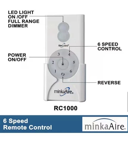 Minka Aire Concept IV 54 in Integrated LED Indoor Outdoor Smart Ceiling Fan NEW - Picture 6 of 13