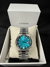 Citizen Tsuyosa Men s Automatic 40mm Blue Dial Silver Bracelet Date Box Papers
