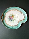 HAND PAINTED TEA CUP WITH LUNCHON SET, CUP AND SET WITH FLORALS AND GOLD DESIGN — photo 4