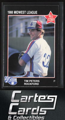 Tim Peters 1988 Grand Slam Midwest League All-Stars #47 Rockford Expos