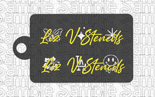 Airbrush Small Accents 2 Combo Stencil