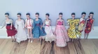 LOT OF 9 Vintage 1960s Midge Barbie Fashion Queen Doll Molded Hair Japan