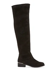NEW! Worthington Women’s Palmetto Over The Knee Boots Stacked Heel Black 8.5 M