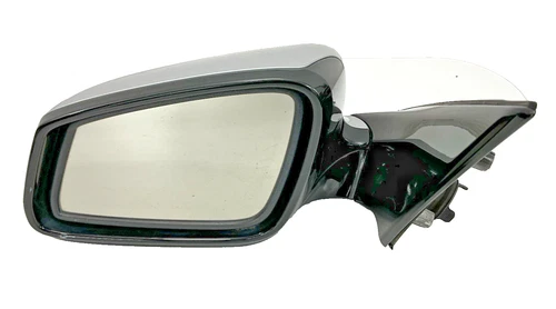 2011 BMW 550i Left Front Driver Side Power Door Mirror Silver F0153401 OEM