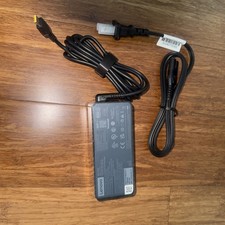 Genuine Lenovo AC/DC Adapter 65W for Thinkpad laptops with Type C connector.