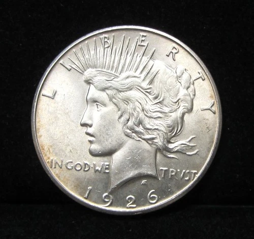 1926-S PEACE DOLLAR SOLID GEM BU - 90% SILVER $ - SAN FRANCISCO MINT