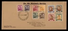 DR WHO 1947 NEW ZEALAND FDC? KGVI 3.00 OHMS R80302