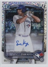 2025 Bowman Chrome Prospect Speckle Refractor 67/299 Sean Keys #CPA-SK Auto