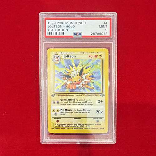 Jolteon (1st Edition) graded PSA 9 for sale on eBay