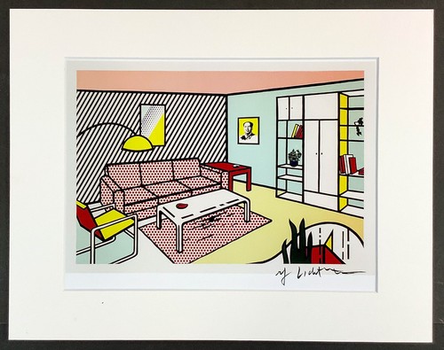 Roy Lichtenstein - Hand Signed Signature - 11x14 Inch Matted Print FRAME READY - Picture 12 of 12