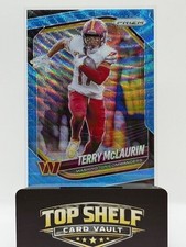 🔥Terry McLaurin Blue Wave Prizm #/230 2025 Panini Prizm #223 Commanders SP SN