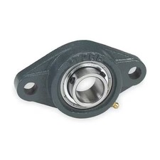 Dayton 3Fcn3 Flange Bearing, 2-Bolt, Ball, 5/8" Bore