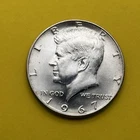 1967 Kennedy Half Dollar BU 40% Silver  838154