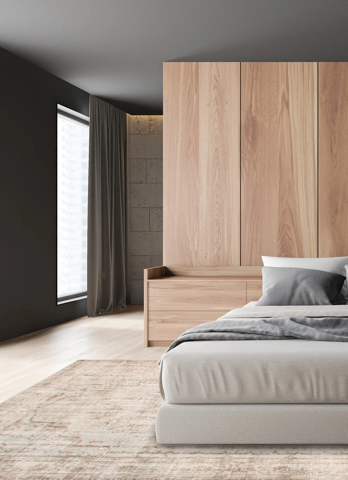 Alfombra tradicional vintage anudada a mano de 5'3" x 8'6" alfombra de lana oriental Foto 2 de 4